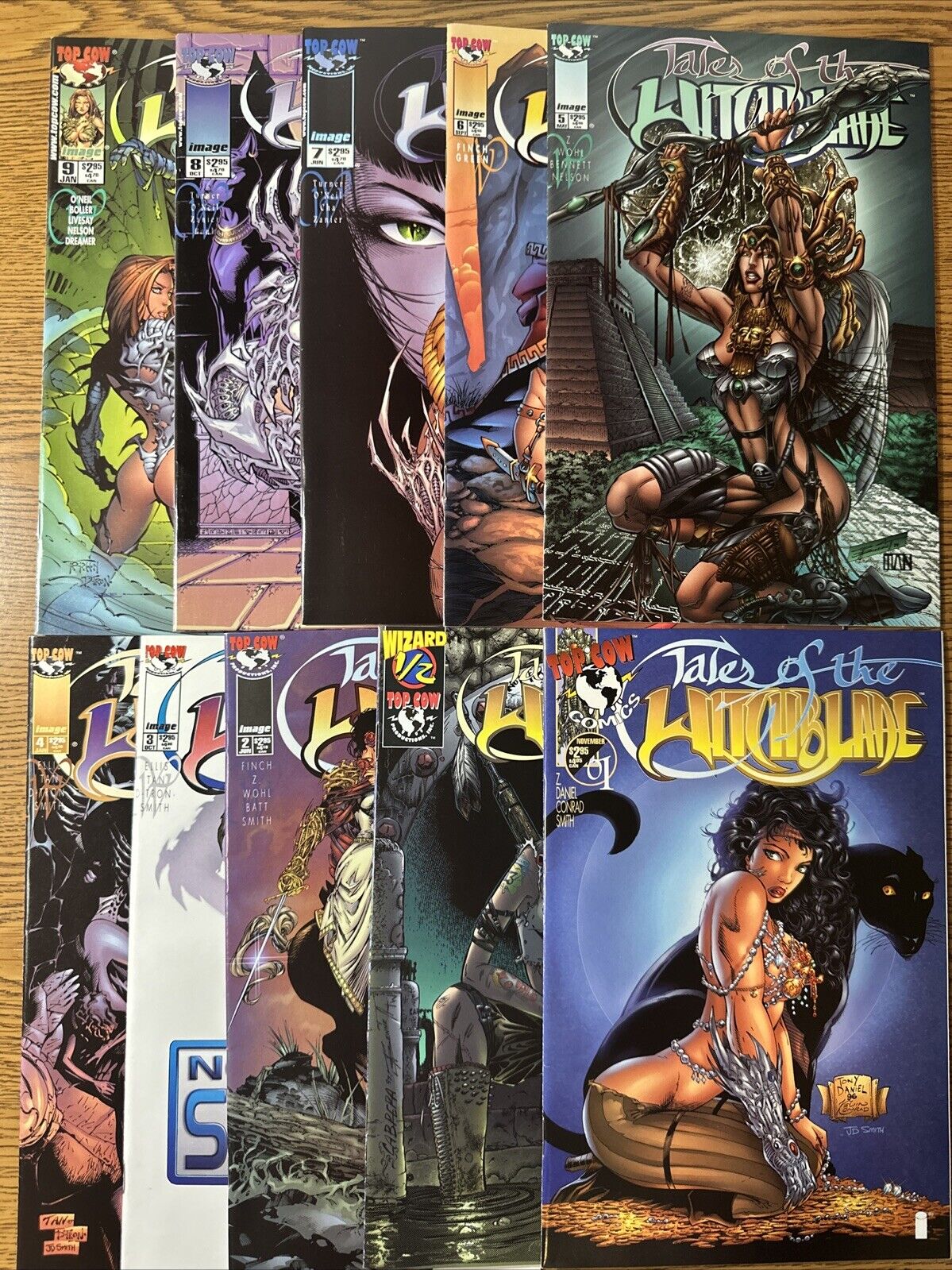 Tales of Witchblade #1/2 1 2 3 4 5 6 7 8 9 Lot Run Set Top Cow Image 1st VF/NM