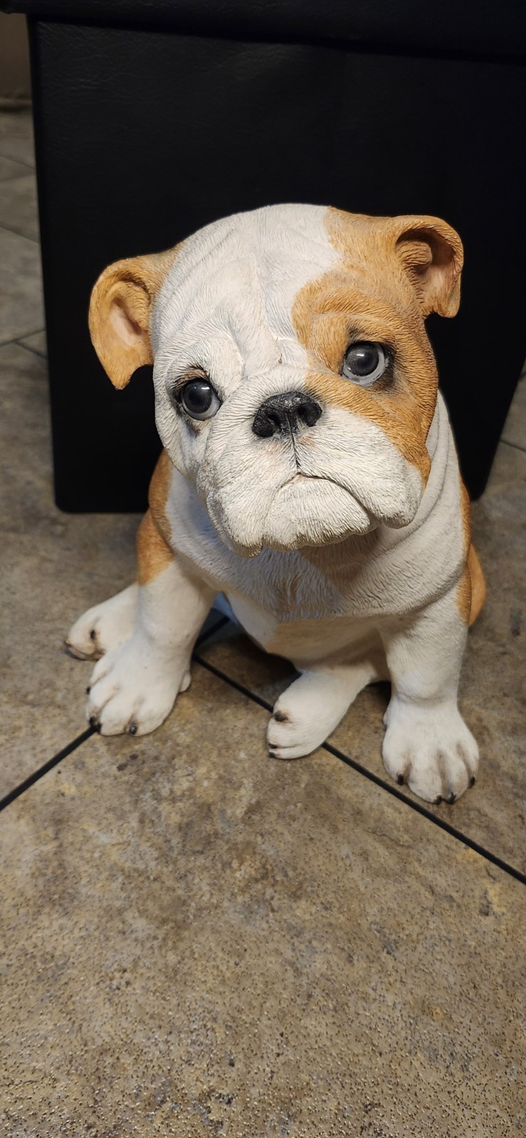 Sandicast English Bulldog Puppy Life Size Statue Dog Animal Vintage Rare 13