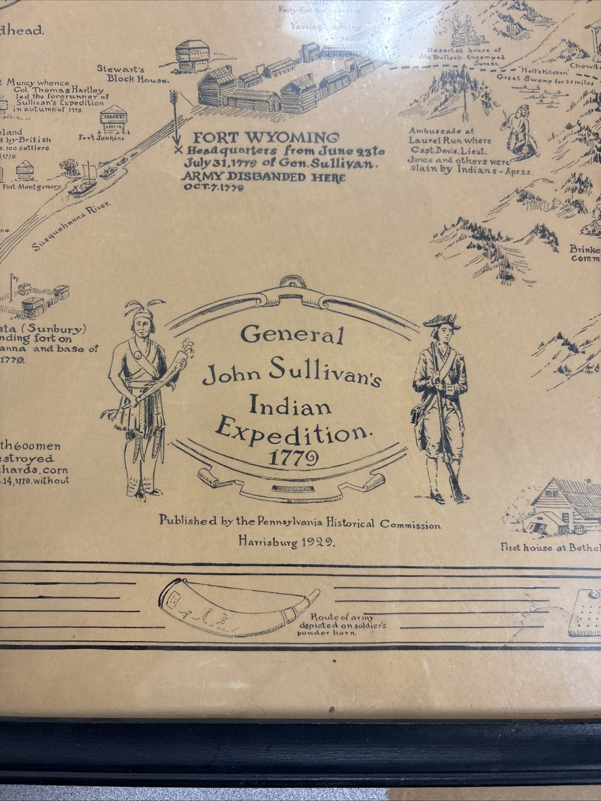 Major General John Sullivan’s Indian Expedition 1779 Poster Major General John Sullivan’s Indian Expedition 1779 Poster
