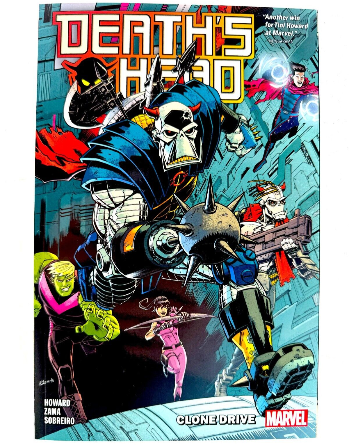 Marvel DEATH\'S HEAD (2019) Clone Drive TPB Tini HOWARD NM- (9.2) Ships FREE