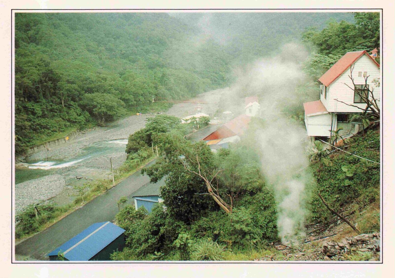 Taipei Taiwan - Taitung Chipen Hot Springs - Postcard Vtg #4
