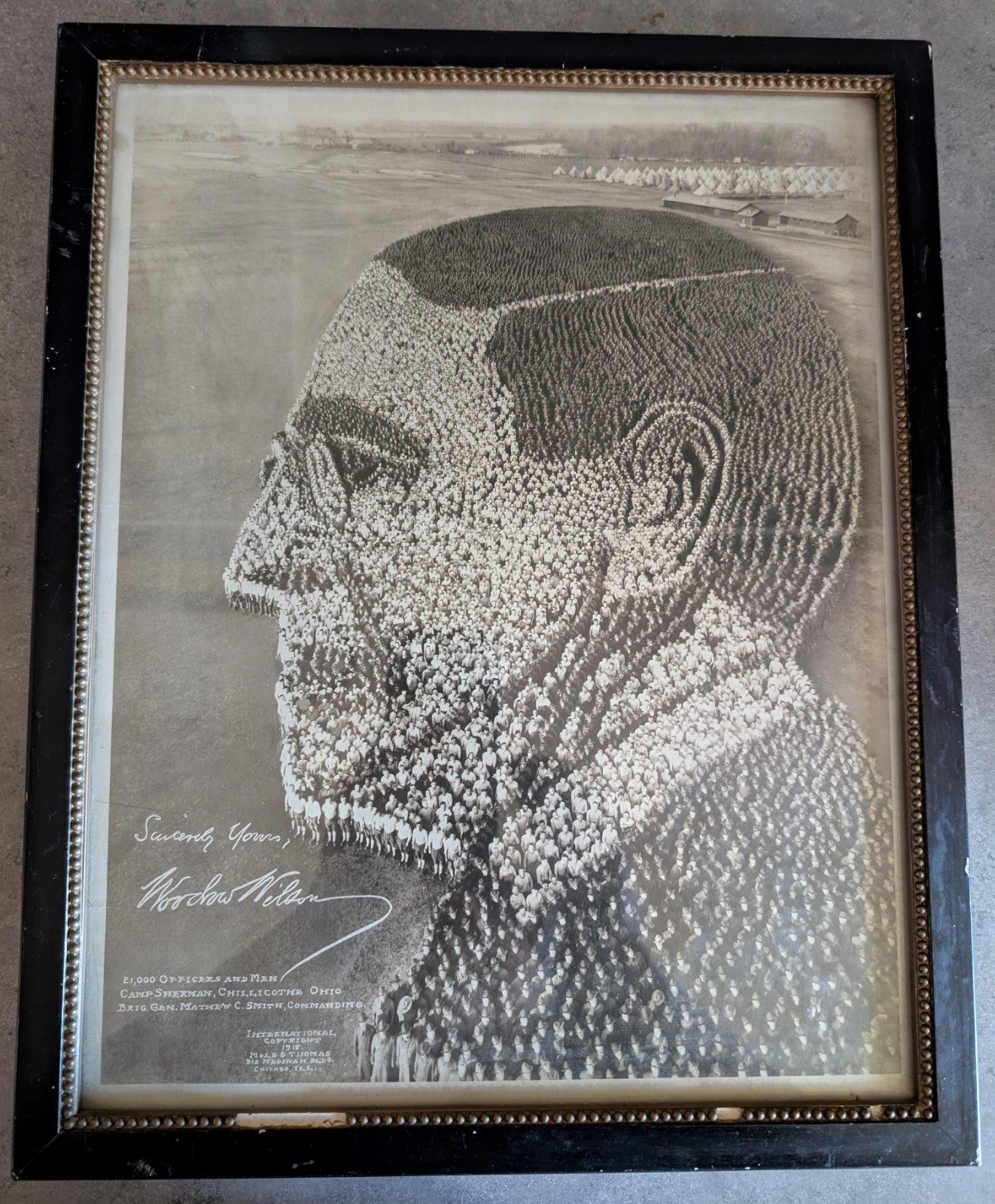 1918 ORIGINAL Arthur Mole Photo WOODROW WILSON Live Photograph Framed Print WWI 1918 ORIGINAL Arthur Mole Photo WOODROW WILSON Live Photograph Framed Print WWI