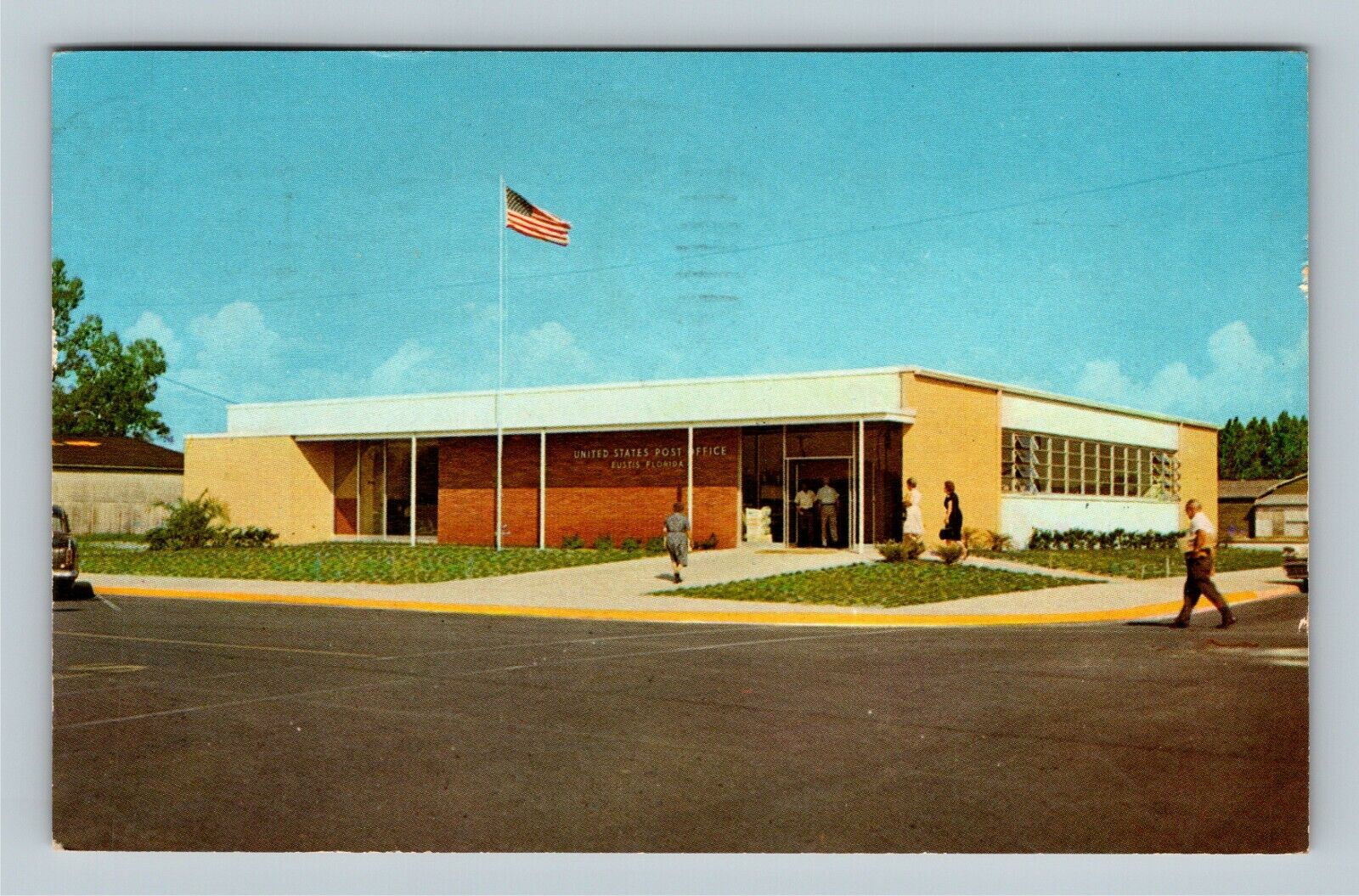 Eustis FL, Post Office, Florida c1962 Vintage Postcard