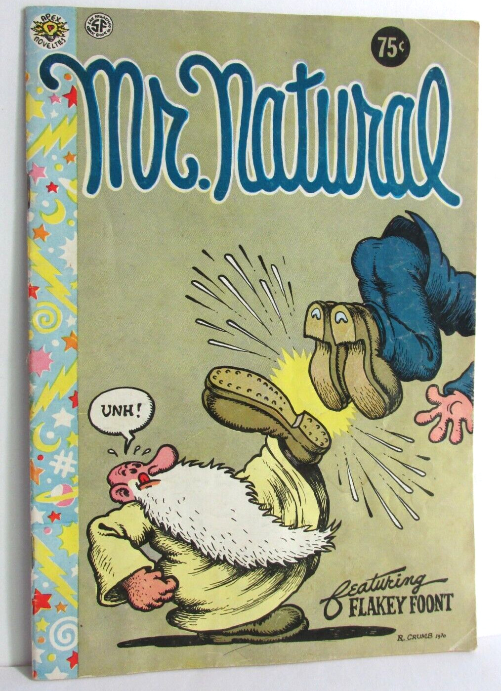 MR NATURAL #1 1970 ROBERT CRUMB Underground Comic Book, 75 cent Cover Price ?