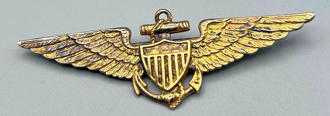 Pre-WWII Sterling Navy - USMC Aviator Pilot 2 3/4 Inch Wings Badge RARE