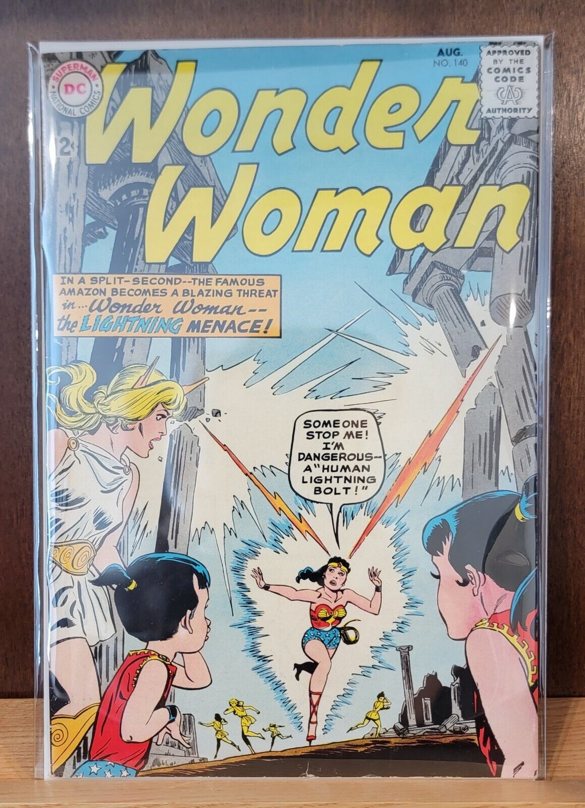 WONDER WOMAN #140 VF- Wonder Woman Family App 1963 Vintage Silver Age High Grade