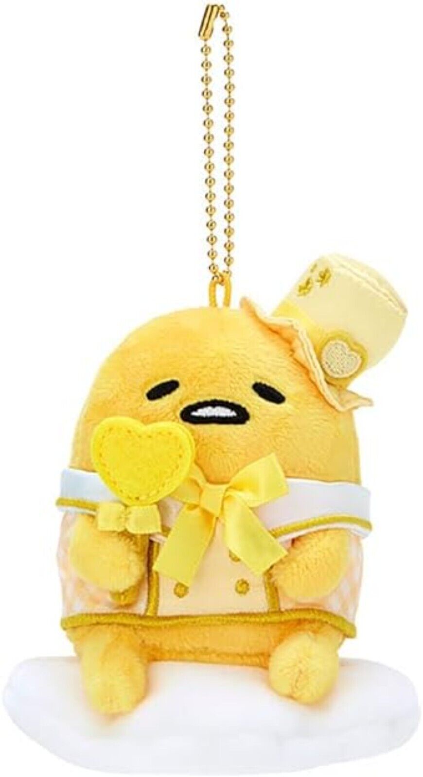 Sanrio Character Gudetama Mascot Chain (Like Even More) Plush Doll New Japan