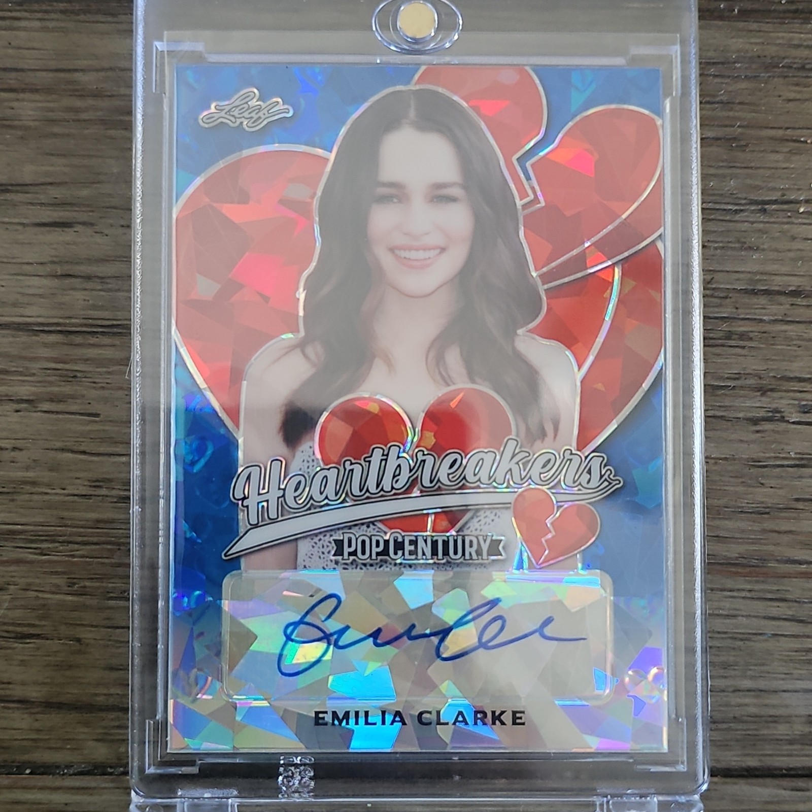 2021 Leaf Pop Century Emilia Clark Game Of Thrones Auto Autograph 4/5 2021 Leaf Pop Century Emilia Clark Game Of Thrones Auto Autograph 4/5