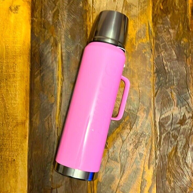 DUNKIN DONUTS Insulated Stainless Steel Travel Tumbler Thermos PINK
