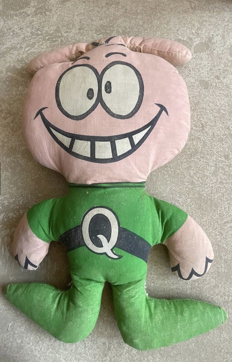 VTG 1960s Quaker Oats QUISP Mascot 11'' Plush VTG 1960s Quaker Oats QUISP Mascot 11'' Plush