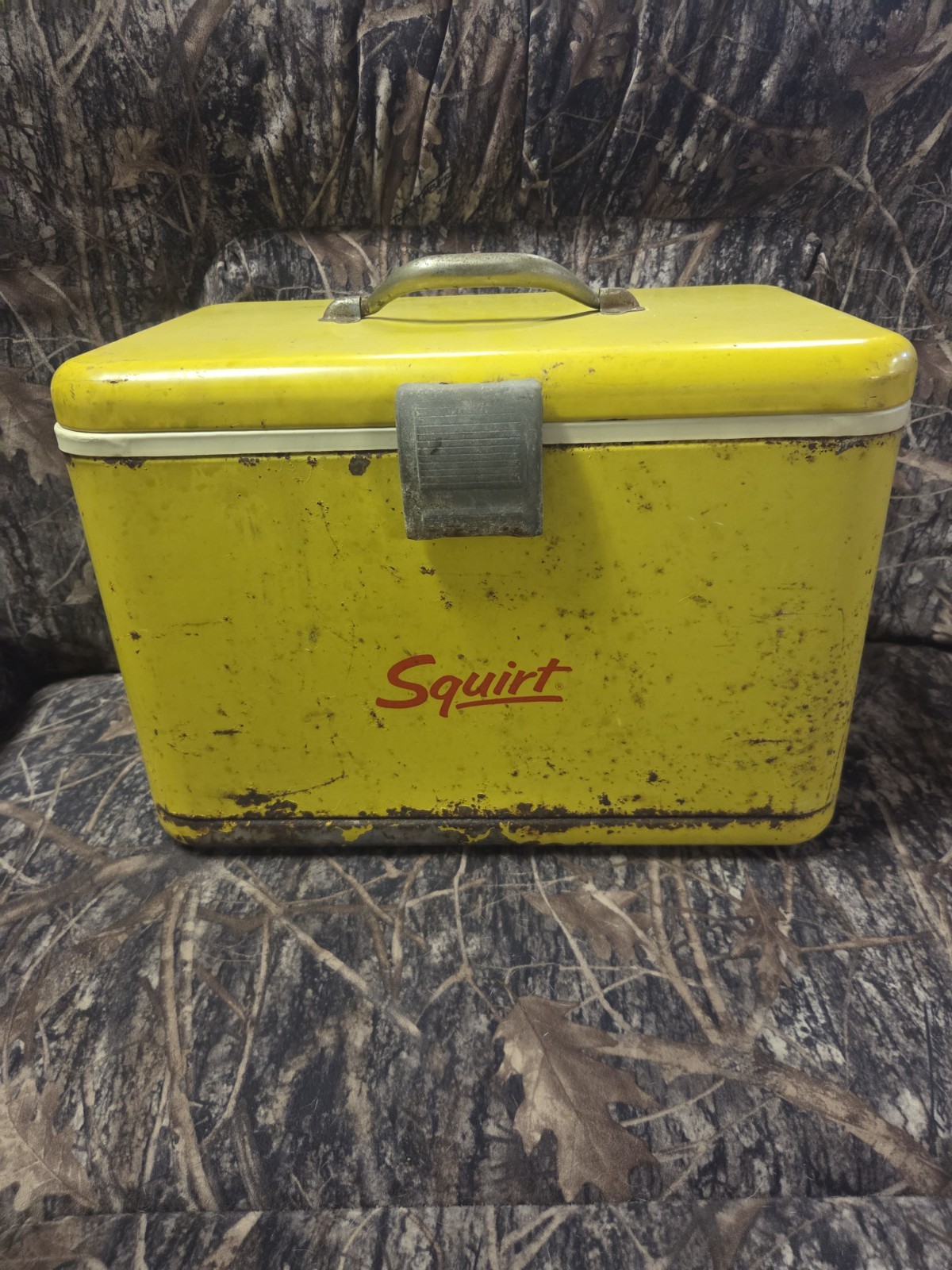 Vintage Drink Squirt Soda Cooler As Is