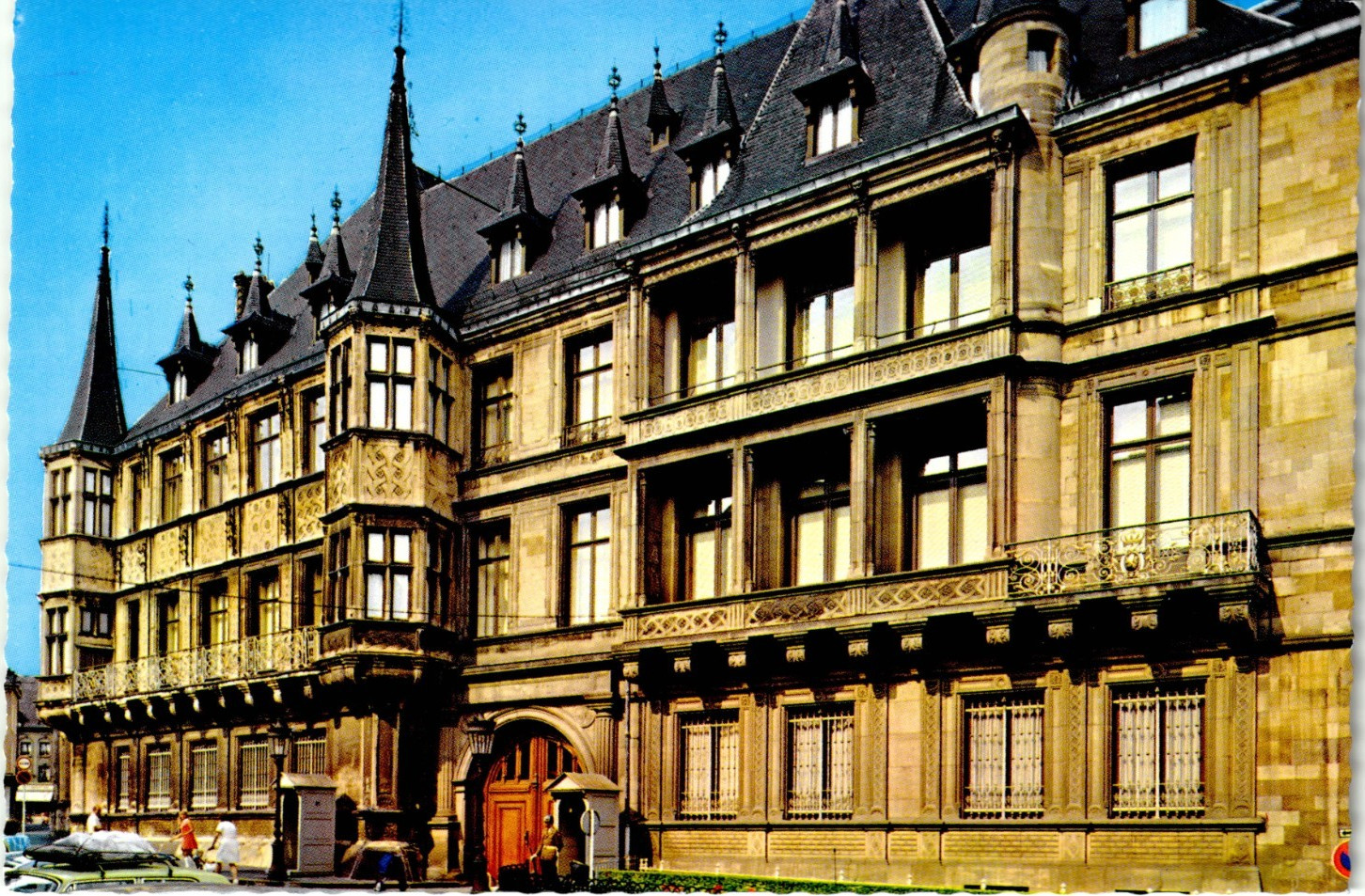 Grand Ducal Palace, Luxembourg City Vintage Unposted Postcard Grand Ducal Palace, Luxembourg City Vintage Unposted Postcard