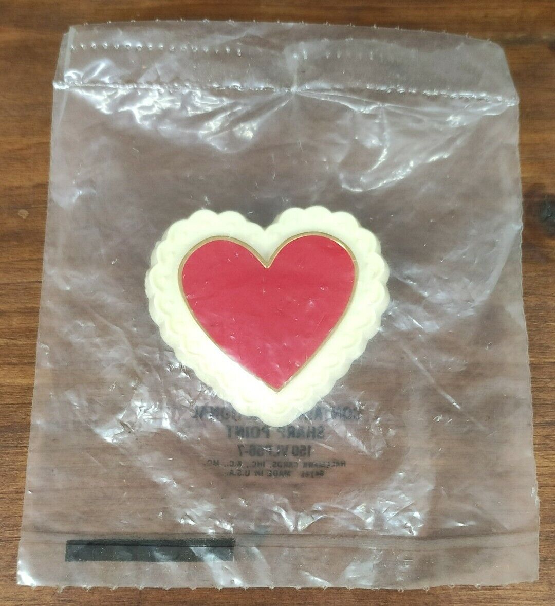 Vintage Hallmark Heart Valentine Day  Pin C9