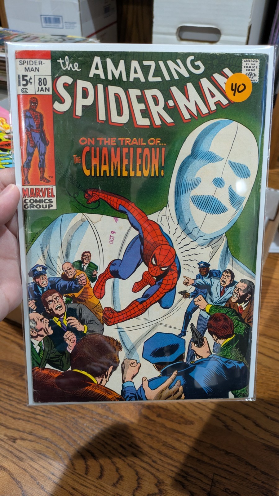Marvel Comics the Amazing Spider-Man #80 (Jan 1970) the Chameleon