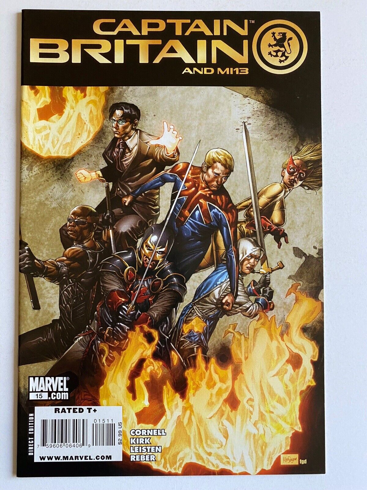 Captain Britain and MI:13 #15 Marvel Comics 2009 Final Issue
