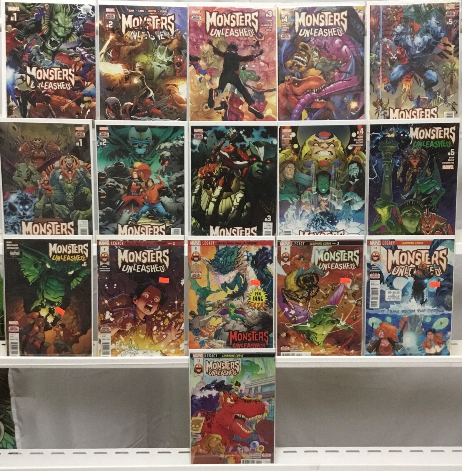 Marvel Comics Monsters Unleashed 2nd & 3rd Series Complete Sets 2017