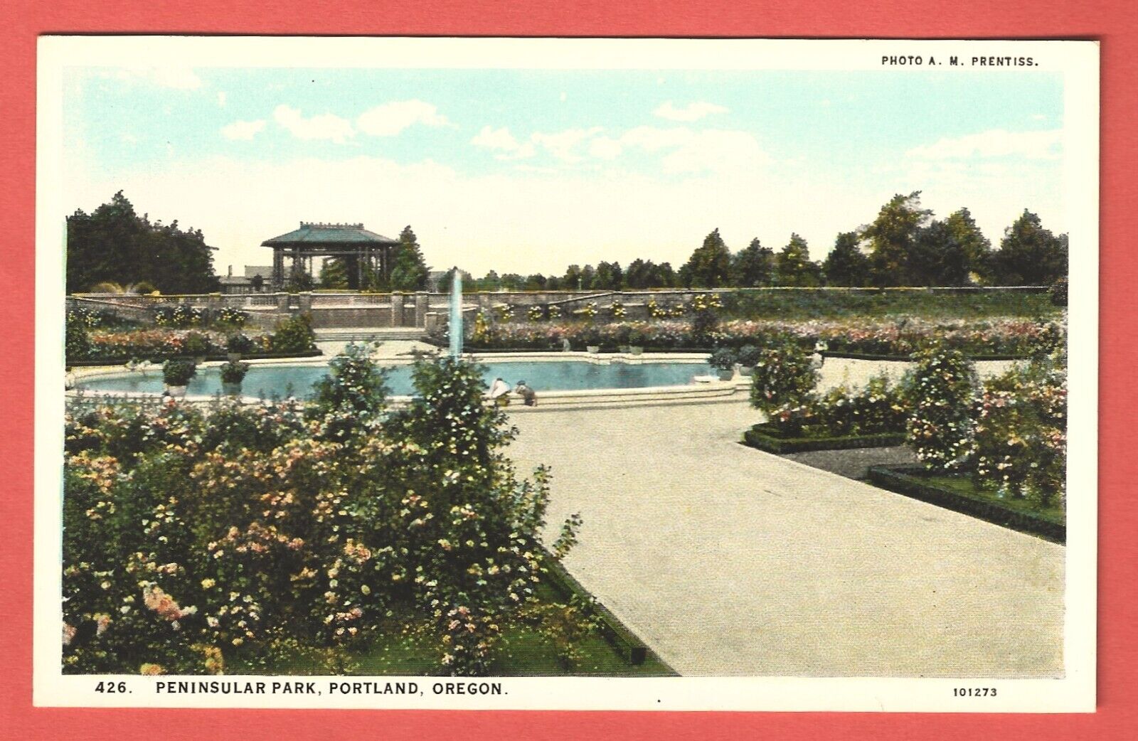 PENINSULAR PARK, PORTLAND, OREGON - 1924 Postcard – PRENTISS PHOTO
