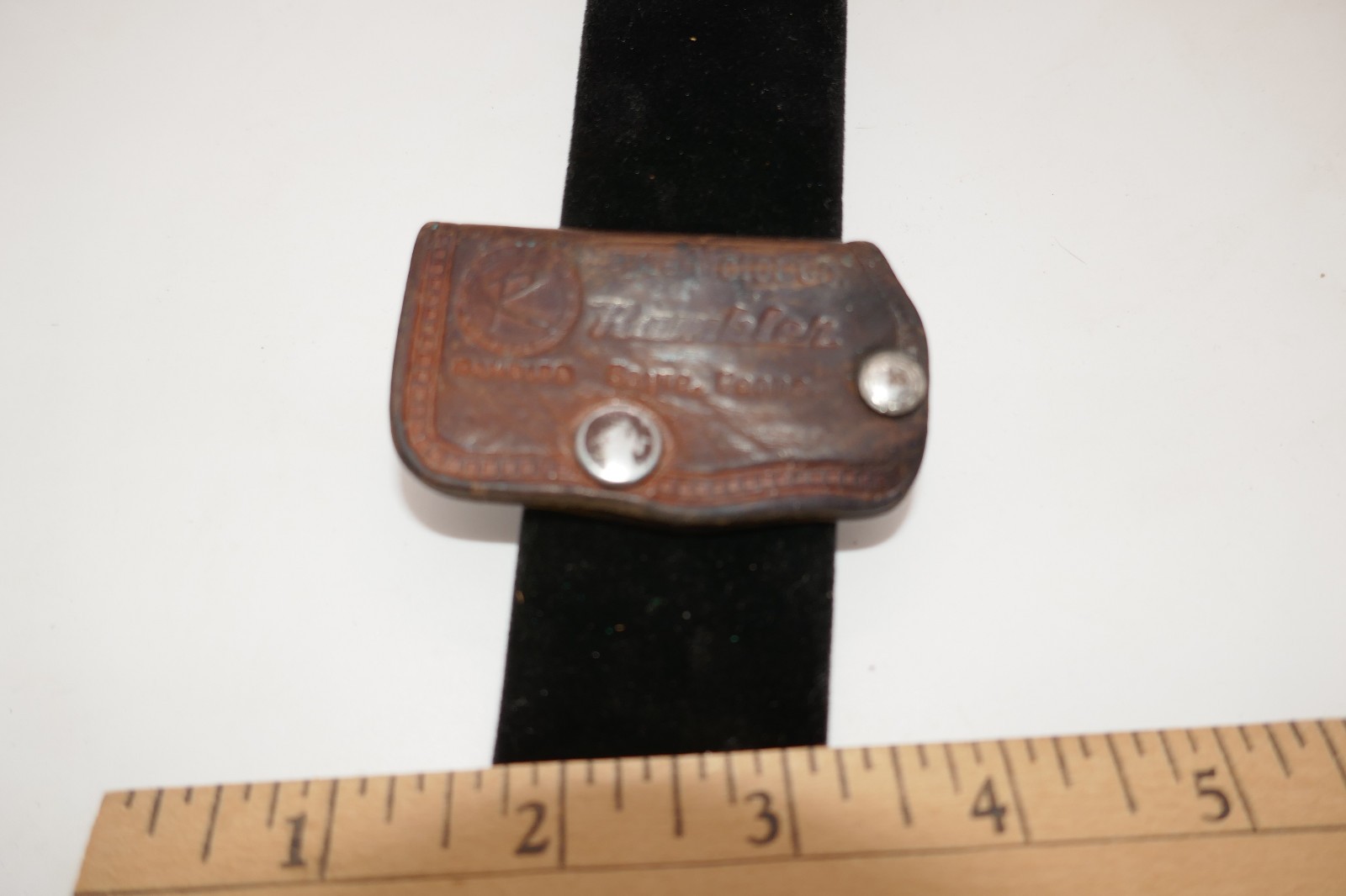 Vintage Sayre Motor Co Rambler Dealer Leather Key Case Folio Vintage Sayre Motor Co Rambler Dealer Leather Key Case Folio