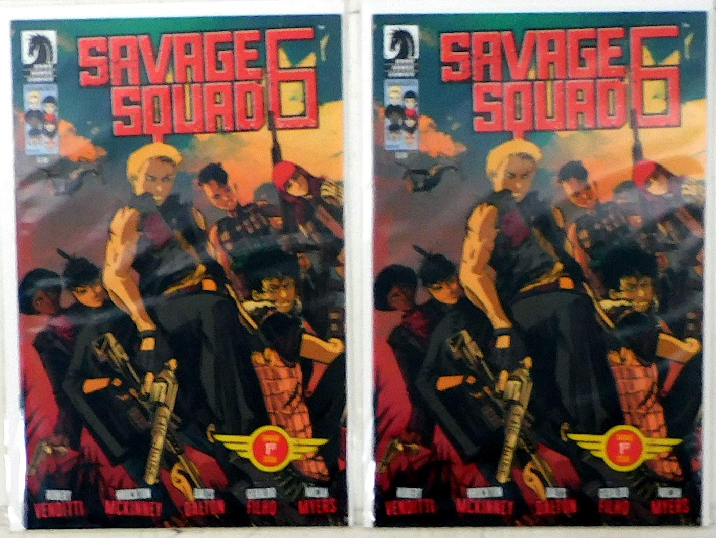 Savage Squad 6 Lot of 2 #1 x2 (2023) Dark Horse Comics 1st Print Comic Books