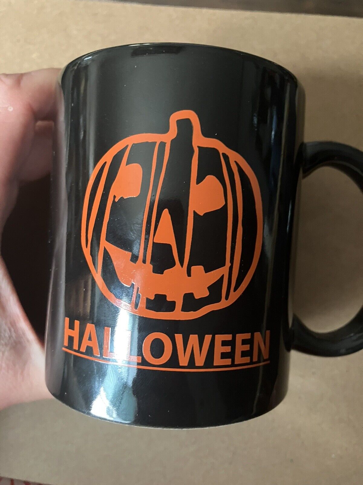 Halloween 2018 Michael Myers Cup Mug Pumpkin Logo Not A Myers Mask