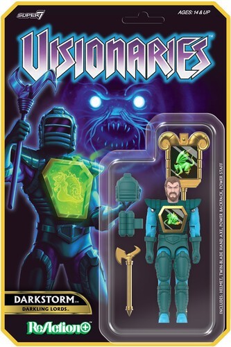 WB Super7 - Visionaries - ReAction+ Wv1 - Darkstorm (Collectible, Action Figure) WB Super7 - Visionaries - ReAction+ Wv1 - Darkstorm (Collectible, Action Figure)