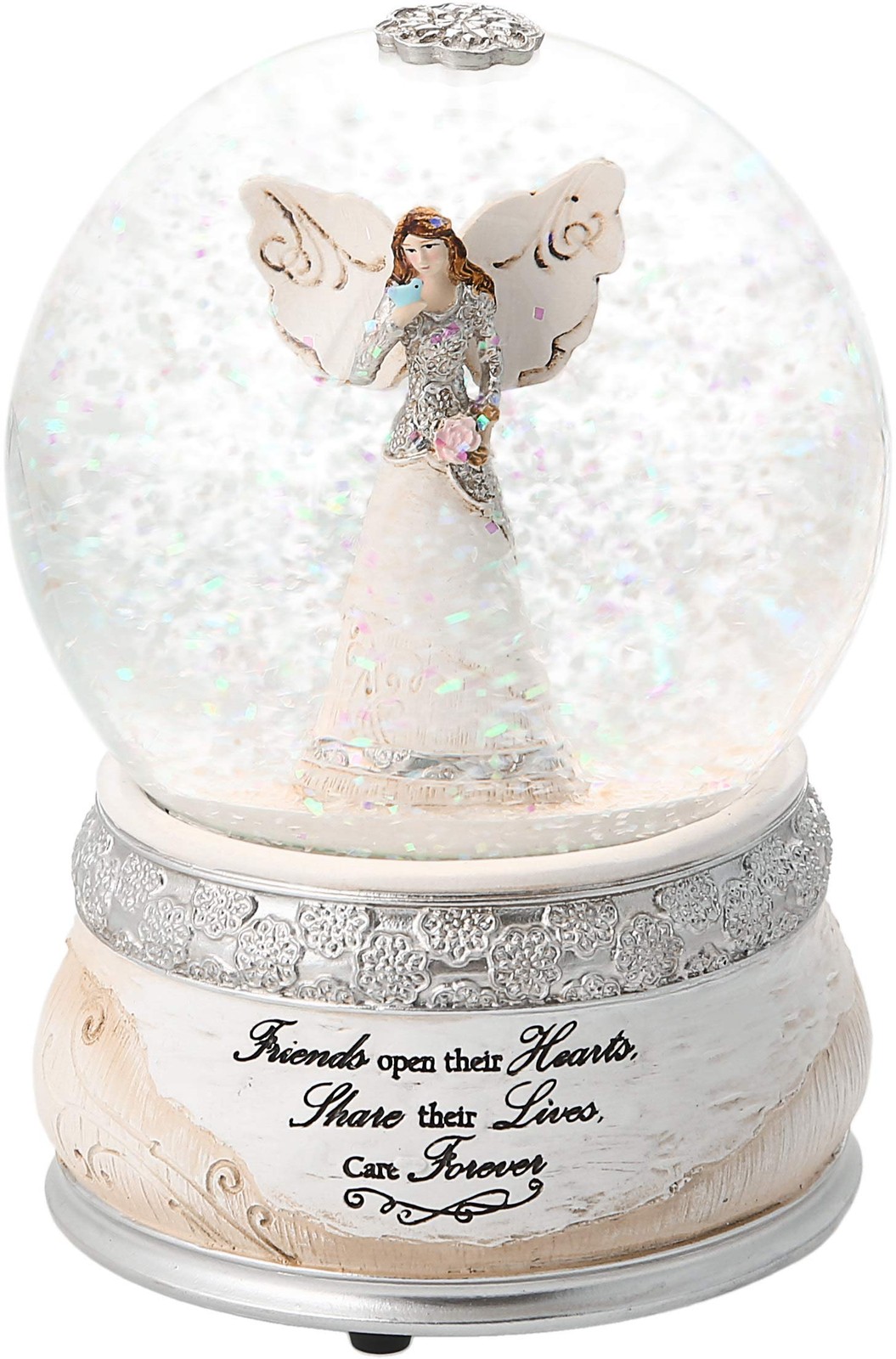 Pavilion Gift Elements Friends Angel Musical Waterglobe 6\