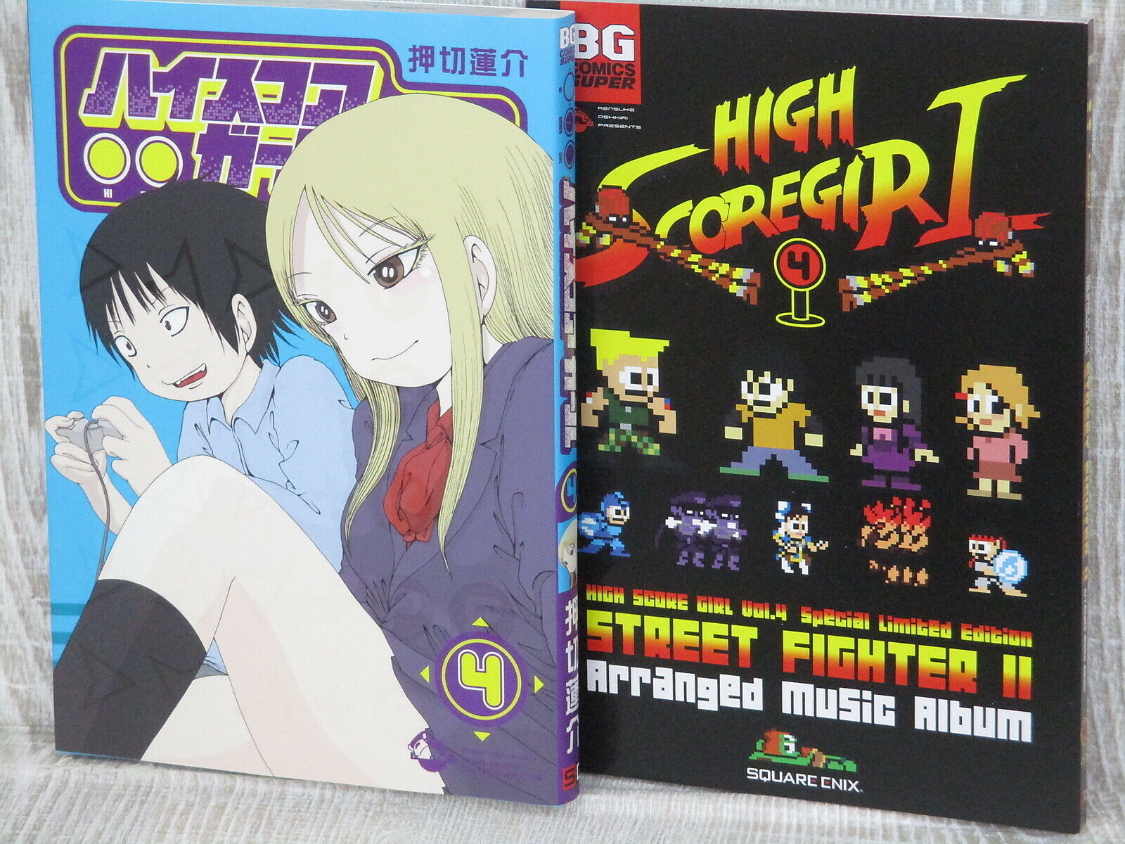 HI SCORE GIRL 4 w/Music CD Ltd Manga Comic RENSUKE OSHIKIRI Japan Book 2013 SE