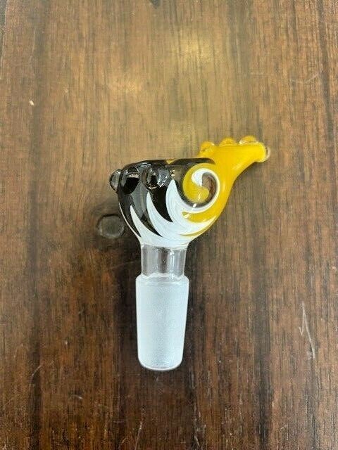 18mm Premium Glass Hookah Bowl Pipe Desert Wave Flyer