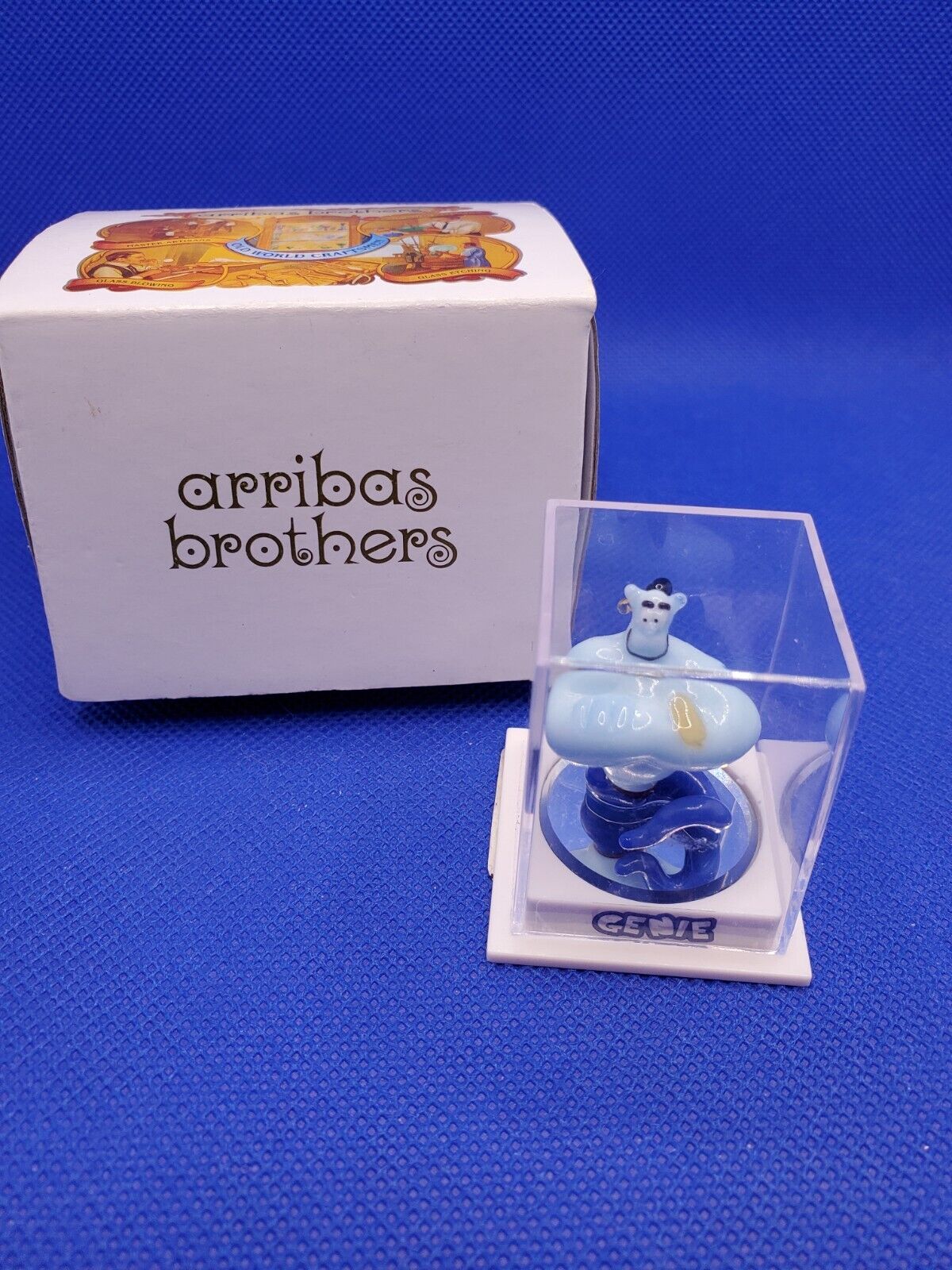 Arribas Brothers Walt Disney World Mini GENIE Glass Figurine Aladdin Figure