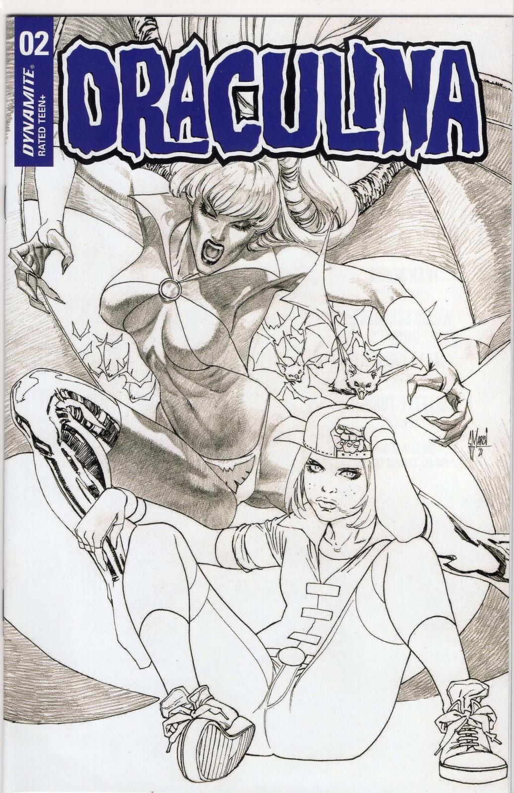 Draculina #2 Guillem March 1:25 Variant Dynamite 2022 NM+ Draculina #2 Guillem March 1:25 Variant Dynamite 2022 NM+