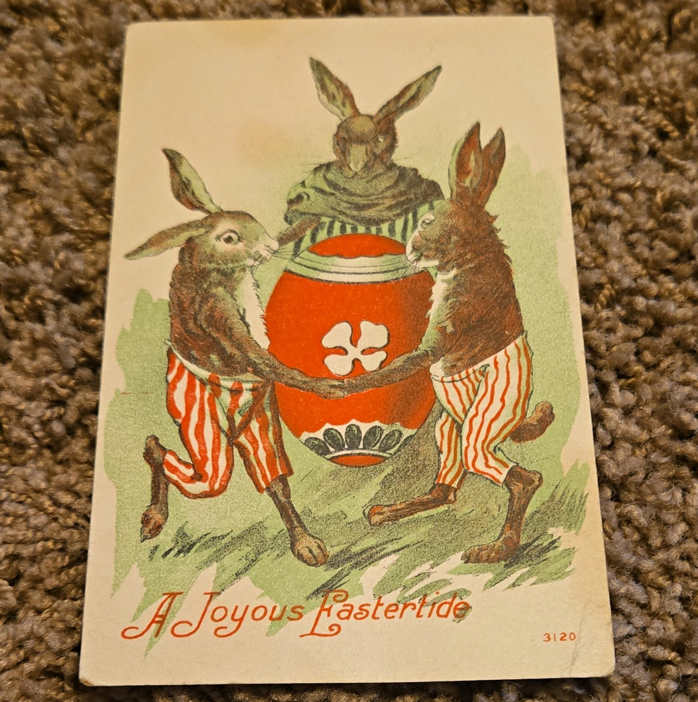 Antique Easter Three Rabbits\ Antique Easter Three Rabbits\