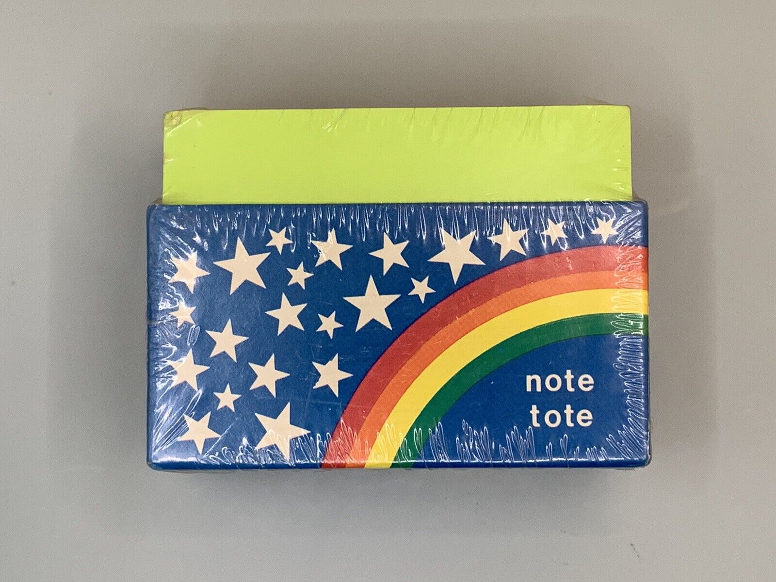 Vintage Note Tote Rainbow Stationary Paper NIP