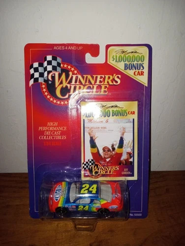 Winners circle - $1,000,000 Bonus Car & Card- Jeff Gordon-  1/64 Scale Die Cast