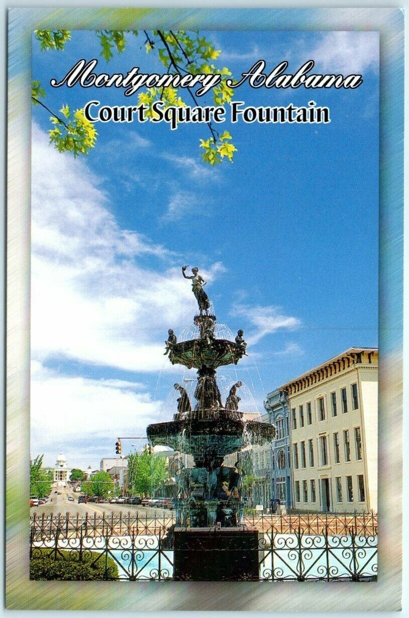 Postcard - Court Square Foundation - Montgomery, Alabama