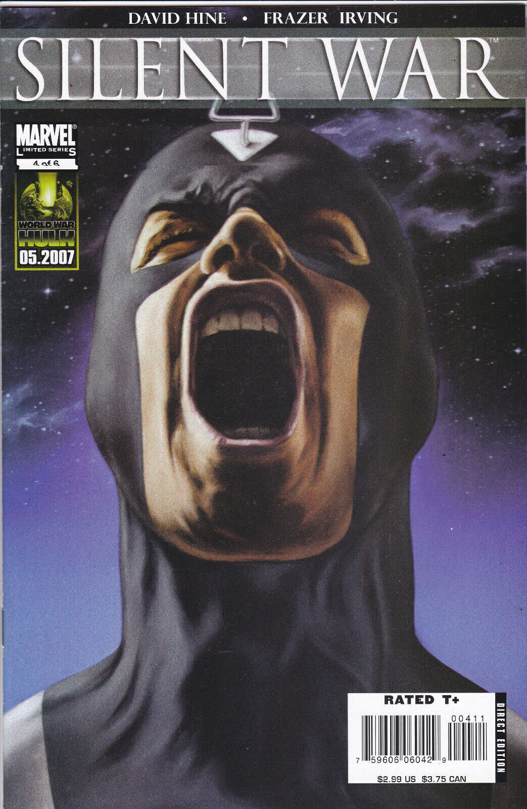 Silent War #4, (2007) Marvel Comics, High Grade
