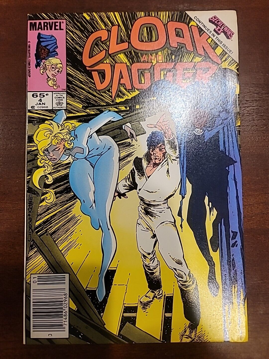 Cloak and Dagger #4 Marvel 1986 VF/NM SECRET WARS EDITION