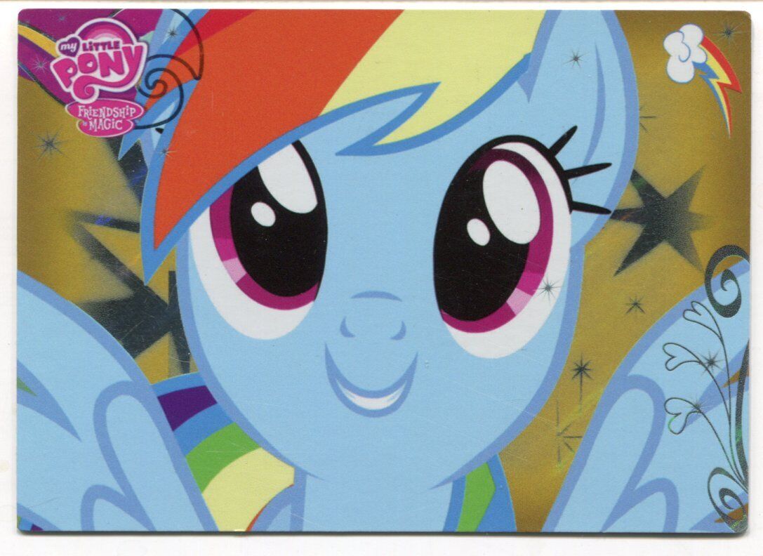 My Little Pony Series 2 Rainbow Dash F37 Promo Foil Trading Card Holo NM