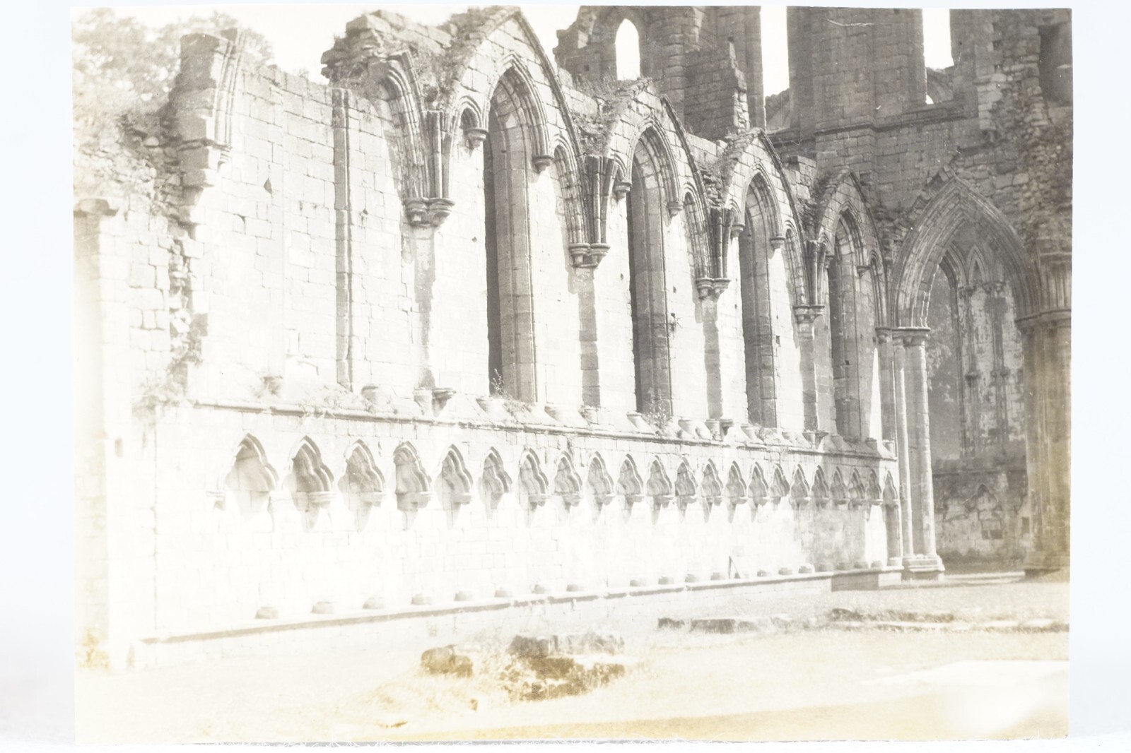 1927 Fountains Abbey England Building Structure Architectural Snapshot Photo