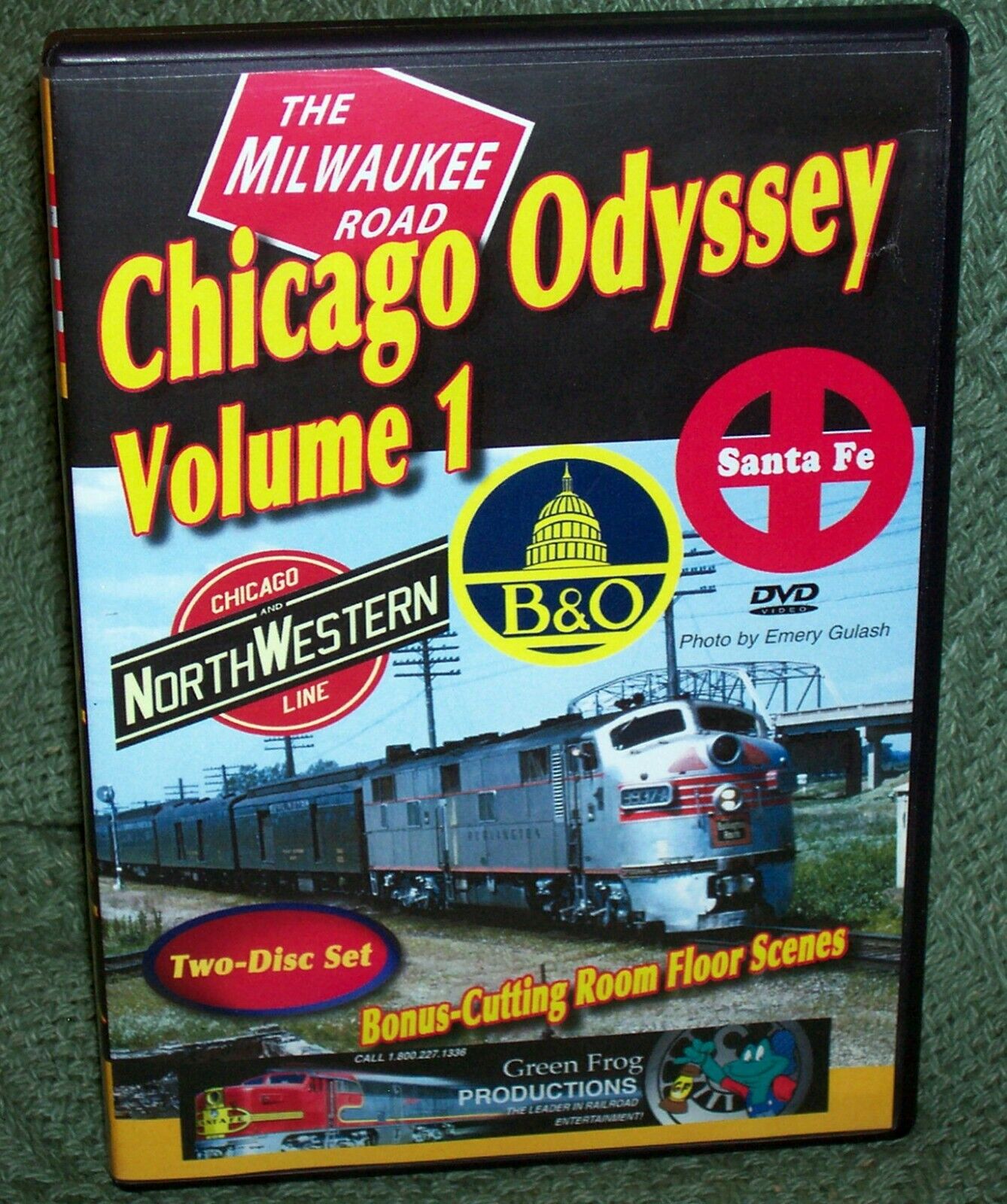 20012 DVD CHICAGO ODYSSEY VOL. 1 VINTAGE 50'S 60'S CNW B&O CB&Q ROCK I GM&O
