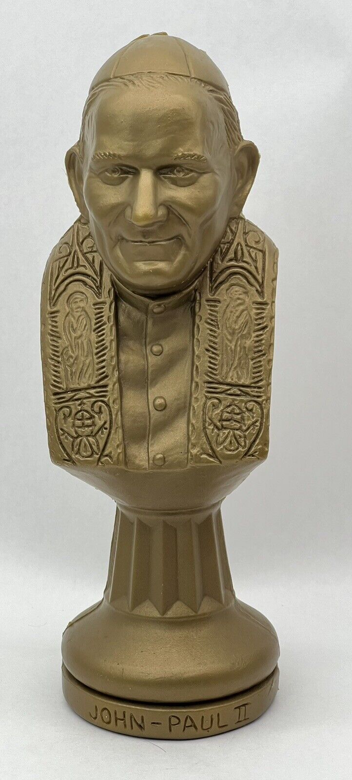 Vintage Pope John Paul II Bust 10” October 1979 International Plastics Molding