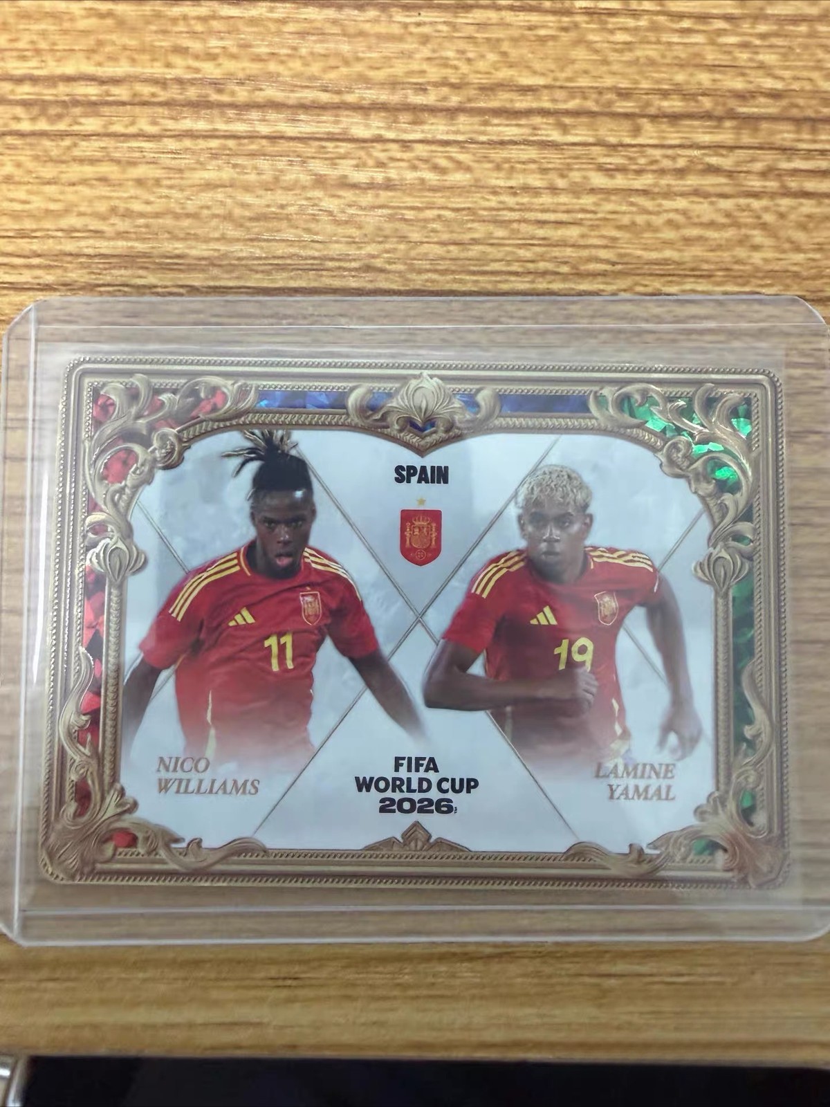 Panini Kayou 2026 FWC26 Yamal Nico Williams Spain Gilded Gold Card #751