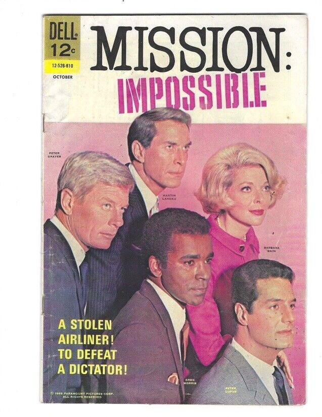 Mission Impossible #4 Dell 1967 VG+ or Better  Photo Cover Combine Shipping
