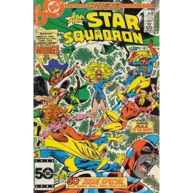 All-Star Squadron #50 DC comics VF+ Full description below [o~