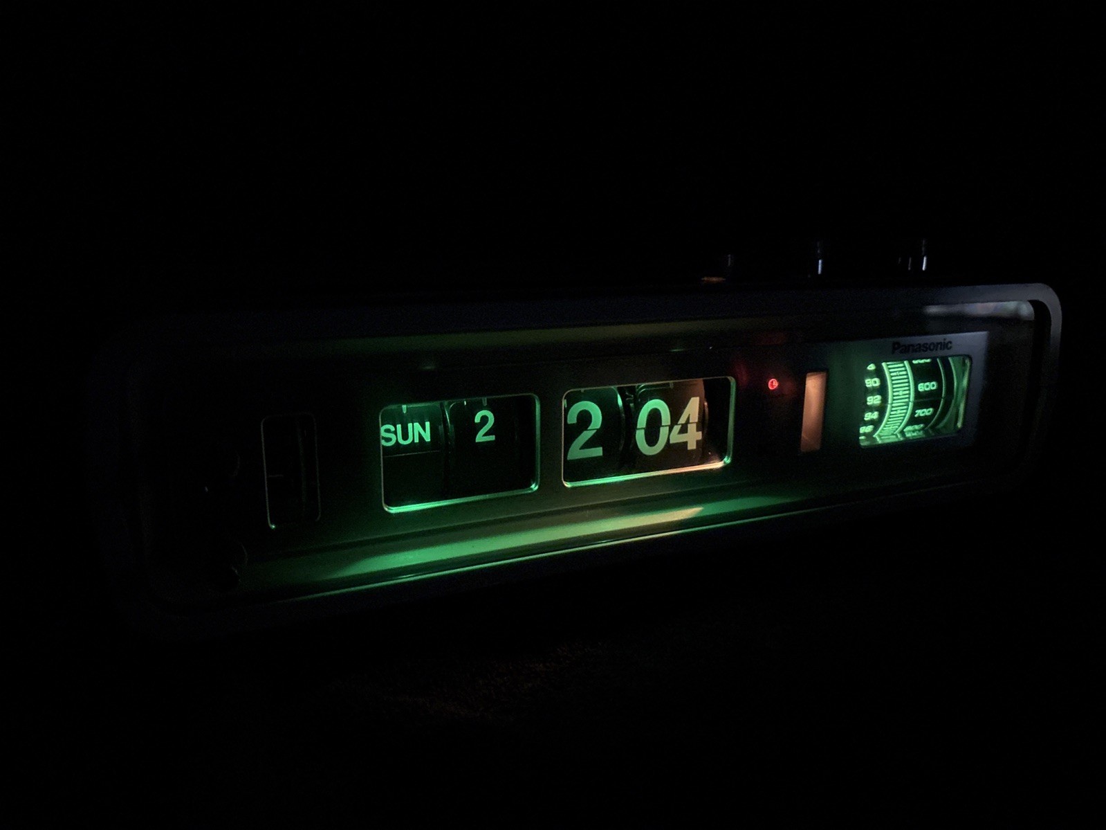 Panasonic Flip Clock RC 6551 Dator Vintage REALLY NICE CONDITION