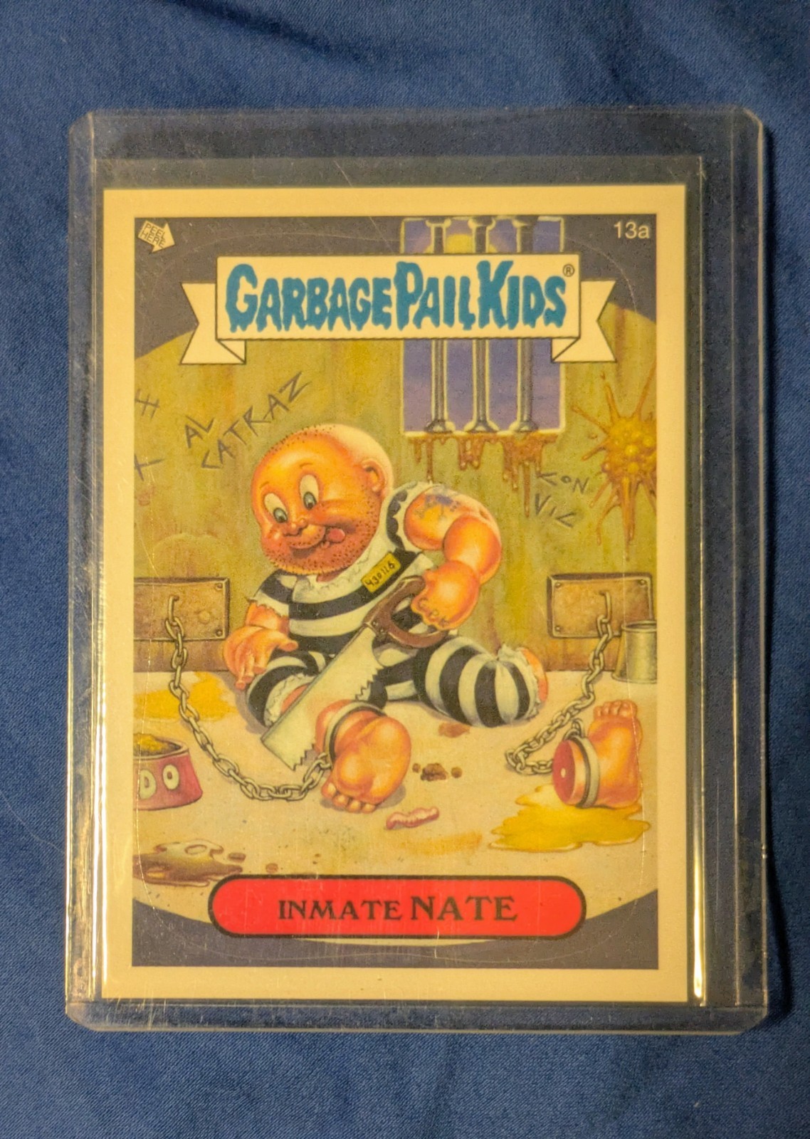 Topps 2006 Topps Garbage Pail Kids ANS-5 Promo Inmate Nate #13a KOBE CARDBACK Topps 2006 Topps Garbage Pail Kids ANS-5 Promo Inmate Nate #13a KOBE CARDBACK