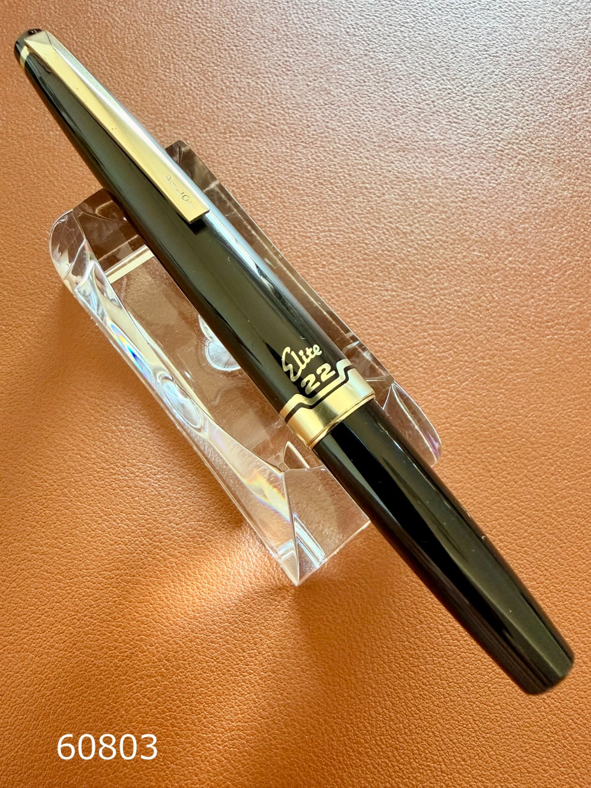 Pilot Elite Black Fountain Pen 22K-916 F Nib  – Vintage Japanese Classic