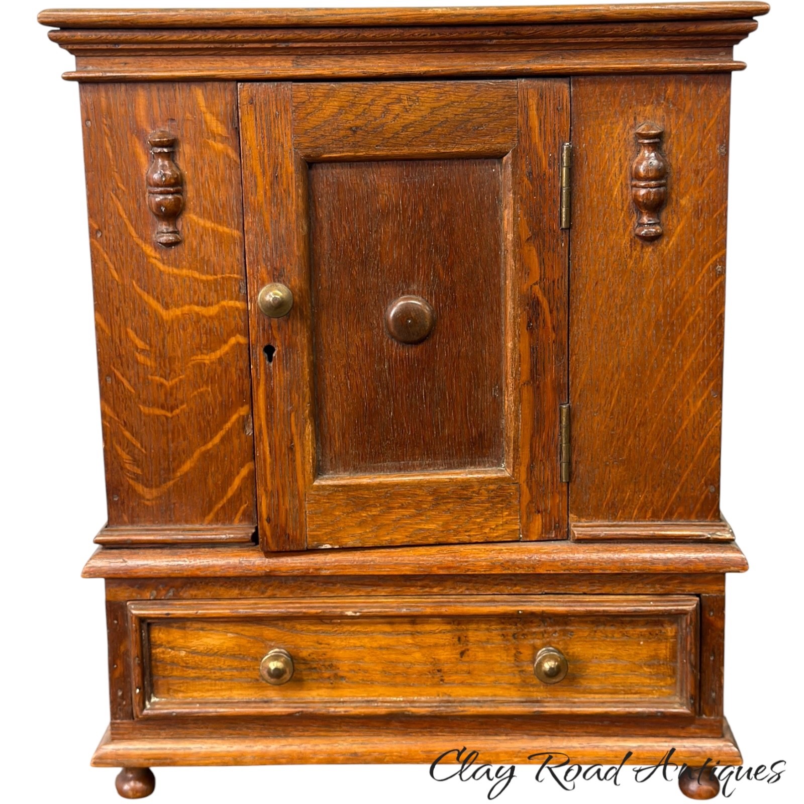 antique miniature tiger oak cabinet with drawer jewelry box quarter sawn 19th antique miniature tiger oak cabinet with drawer jewelry box quarter sawn 19th