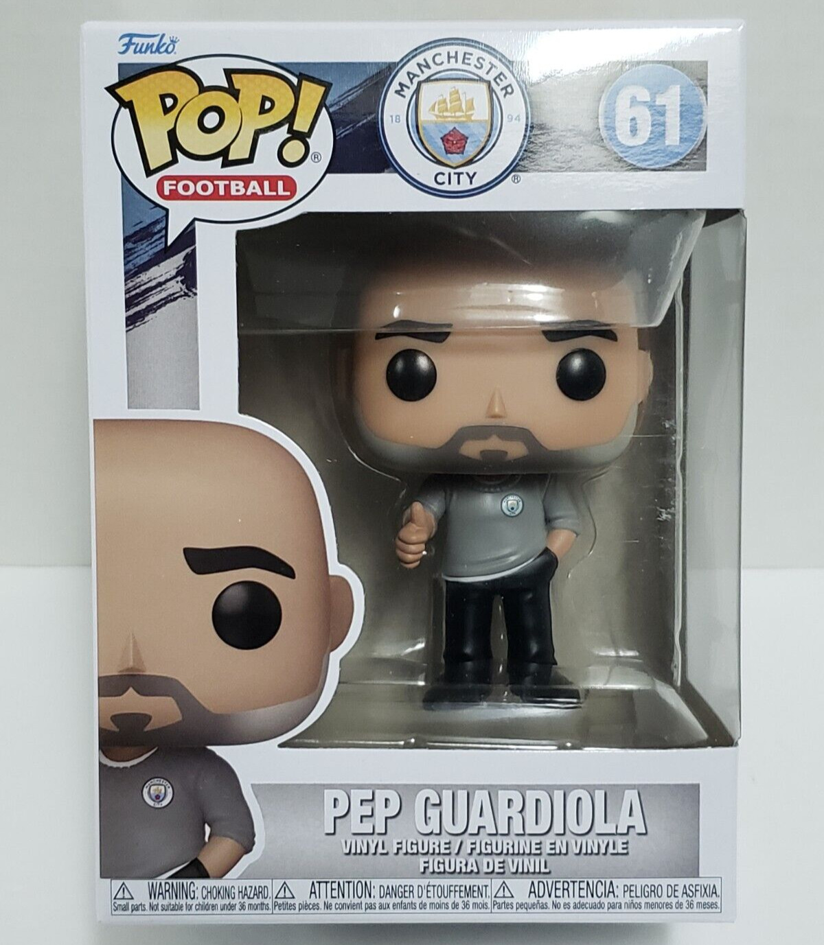 PEP GUARDIOLA - Manchester City Funko Pop #61 Collectible Vinyl Figure IN STOCK
