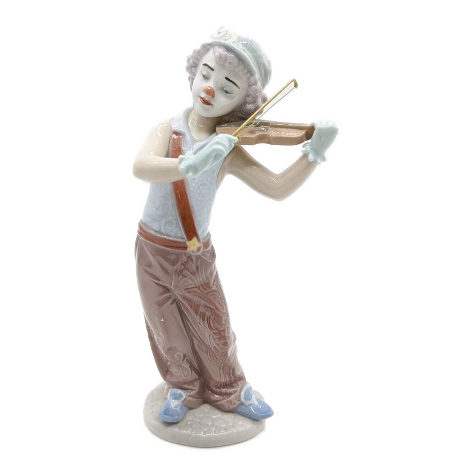 LLADRO UTOPIA 8239 Bohemian Melodies Clown Violin Porcelain FIGURINE