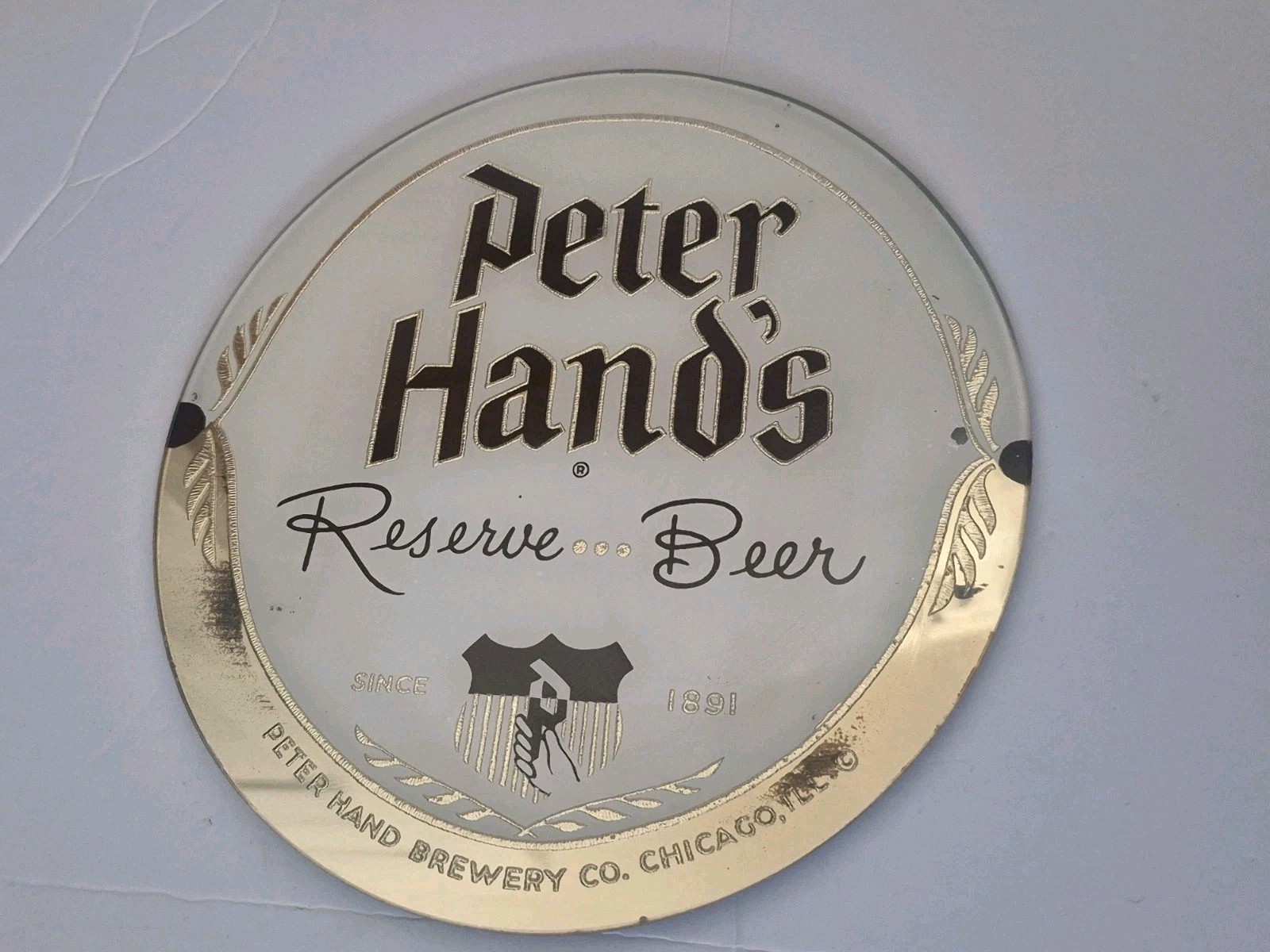 Vintage Peter Hand\'s Reserve Beer Brewery Sign Pub Vintage Peter Hand\'s Reserve Beer Brewery Sign Pub